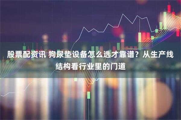 股票配资讯 狗尿垫设备怎么选才靠谱？从生产线结构看行业里的门道