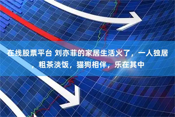 在线股票平台 刘亦菲的家居生活火了，一人独居，粗茶淡饭，猫狗相伴，乐在其中